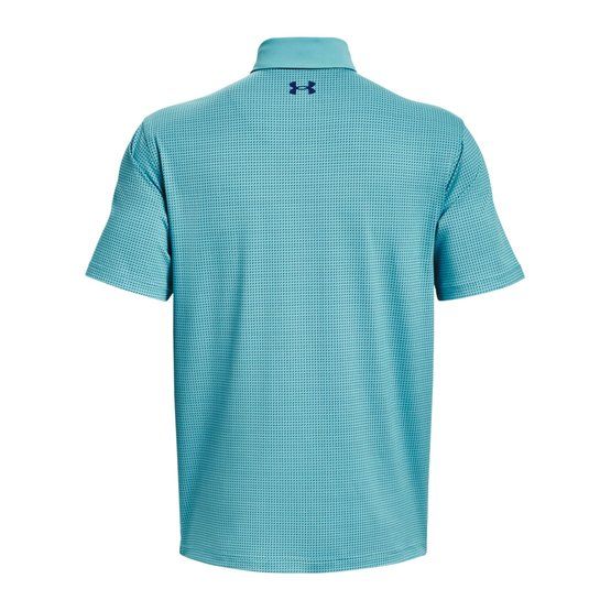 Under Armour T2G Printed Halbarm Polo türkis von Under Armour