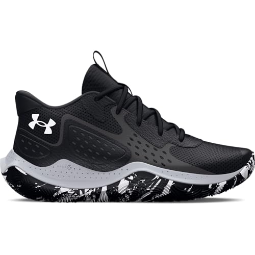 Under Armour Unisex UA 23 Basketball Schuhe, Black/Jet Gray/White, 44 EU von Under Armour