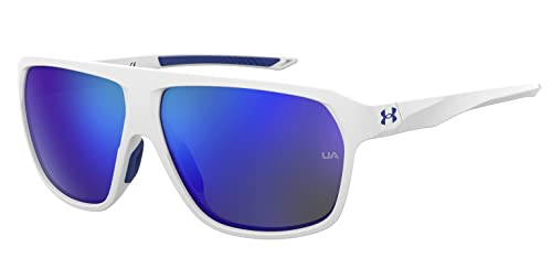 Under Armour Unisex Ua Dominate Sunglasses, WWK/W1 MTWHTE Blue, 62 von Under Armour