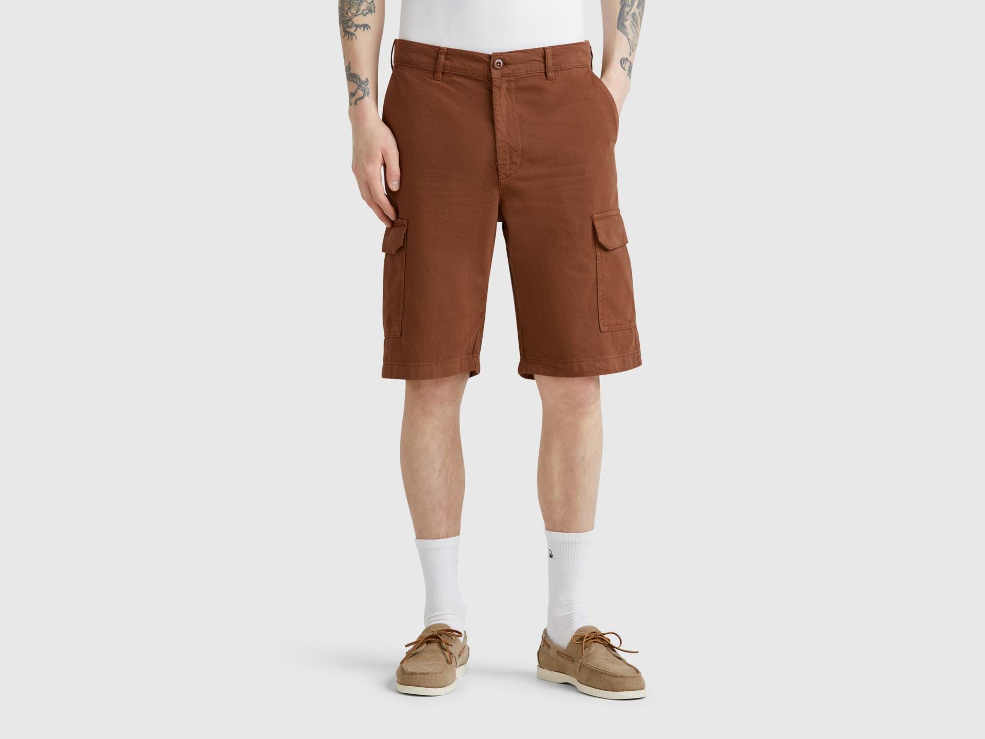Benetton, Cargoshorts Aus Baumwollmischung, size , Braun, male Benetton, Cargoshorts Aus Baumwollmischung, size , Braun, male von United Colors of Benetton