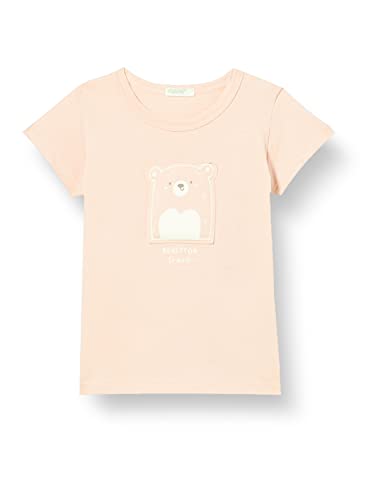 United Colors of Benetton Baby-Jungen 3I1XA1007 T-Shirt, Rosa 3 V5, 68 cm von United Colors of Benetton