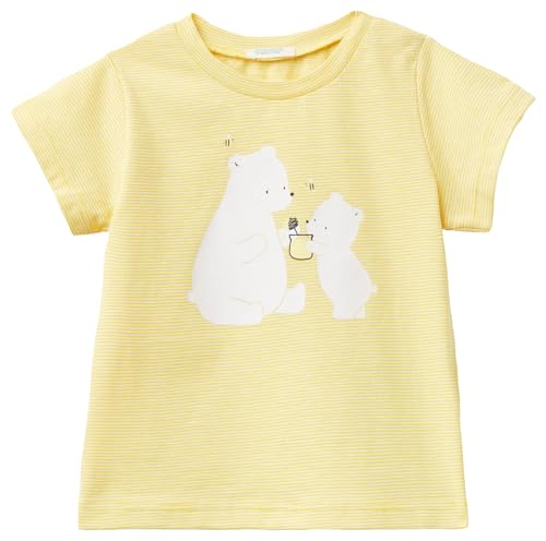 United Colors of Benetton Baby-Jungen 3qfna104e T-Shirt, Gelb 902, 74 von United Colors of Benetton