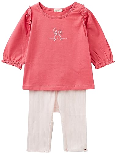 United Colors of Benetton Baby-Jungen COMP(Maglia+Pant) 3MOCAK009 Hose, Salmone e Rosa 901, 62 von United Colors of Benetton