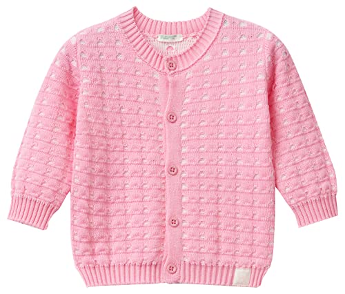 United Colors of Benetton Baby-Mädchen Koreanisches Trikot M/L 1294b500f Strickjacke, Intensives Rosa 05f, 68 von United Colors of Benetton