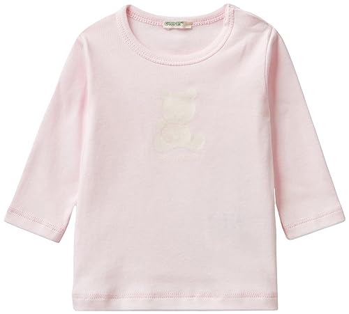 United Colors of Benetton Baby-Mädchen M/L 3i9wa1037 T-Shirt, Rosa Tenue 1w0, 56 cm von United Colors of Benetton