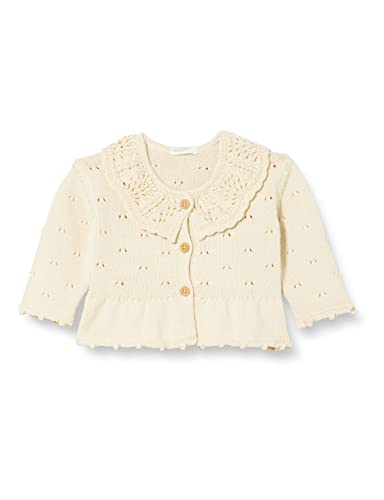 United Colors of Benetton Baby-Mädchen koreanische Trikot m/l 105fa500e Strickjacke, Beige 00 V, 62 von United Colors of Benetton