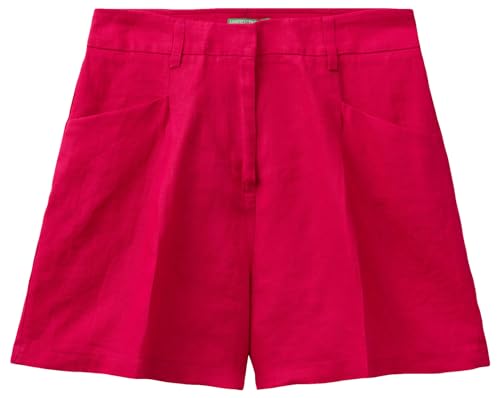 United Colors of Benetton Damen 4aghd9013 Shorts, Dunkelrot 19D, 42 von United Colors of Benetton