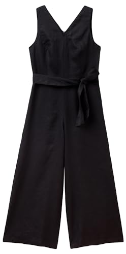 United Colors of Benetton Damen 4aghdt009 Jumpsuit, Schwarz 100, L von United Colors of Benetton