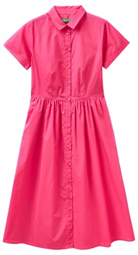 United Colors of Benetton Damen 4ew7dv04u Kleid, Fuchsia Purple 02a, S von United Colors of Benetton