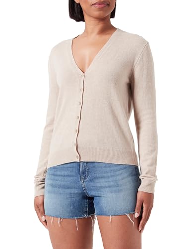 United Colors of Benetton Damen Cardigan M/L 1002D6879 Strickjacke mit Langen Ärmeln, Beige 562 V2, XS von United Colors of Benetton