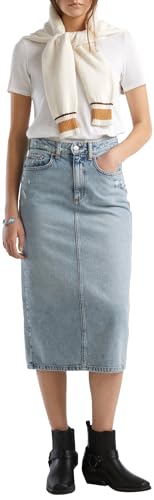 United Colors of Benetton Damen Rock 46jtd0036, Denim 902, 48 von United Colors of Benetton