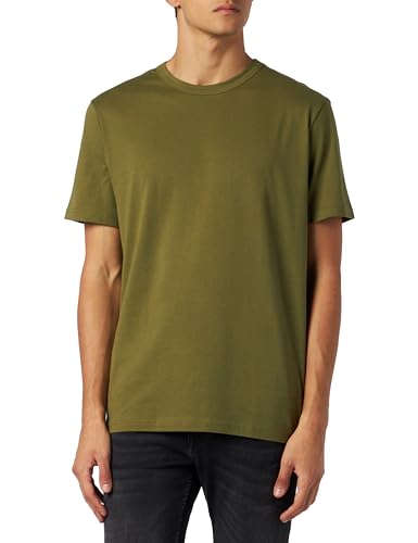 United Colors of Benetton Herren 3rqlu104f T-Shirt, Militärgrün 313, L von United Colors of Benetton