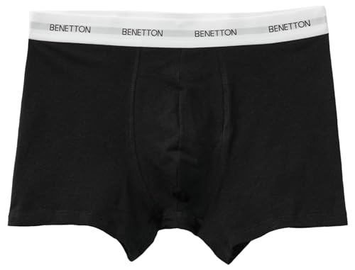 United Colors of Benetton Herren Boxer 3OP82X00O Boxershorts, Nero 100, M von United Colors of Benetton