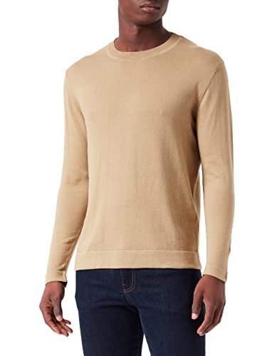 United Colors of Benetton Herren G/C M/L 102CU101P LANGÄRMLIGER Pullover MIT Rundhalsausschnitt, Khaki 25R, S von United Colors of Benetton