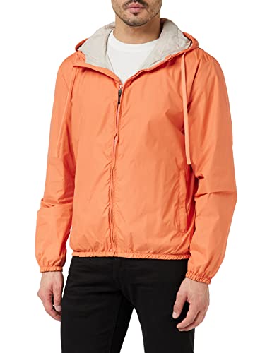 United Colors of Benetton Herren Jacke 2vdwun01x Übergangsjacke, Orange 12y, L von United Colors of Benetton