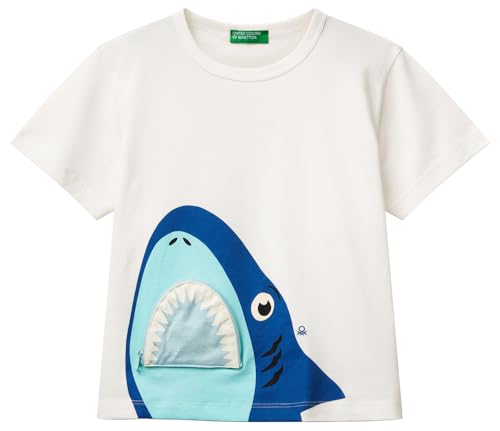 United Colors of Benetton Jungen 3i1xg10jl T-Shirt, Weiß, 110 cm United Colors of Benetton Jungen 3i1xg10jl T-Shirt, Weiß, 110 cm von United Colors of Benetton