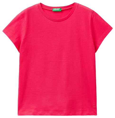 United Colors of Benetton Mädchen 3i1xc109v T-Shirt, Rot Magenta 34l, M von United Colors of Benetton