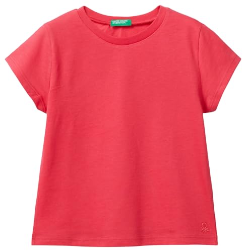 United Colors of Benetton Mädchen 3i1xg106y T-Shirt, Rot Magenta 34l, 98 von United Colors of Benetton