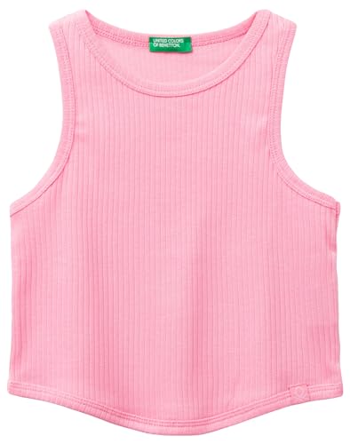 United Colors of Benetton Mädchen Tanktop 31h3ch01f Unterhemd, Rosa, 130 cm von United Colors of Benetton