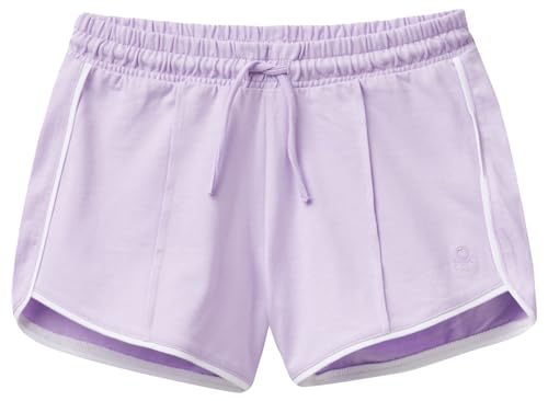 United Colors of Benetton Mädchen und Mädchen Bermuda 3bl0c901e Shorts, violett, 130 cm von United Colors of Benetton