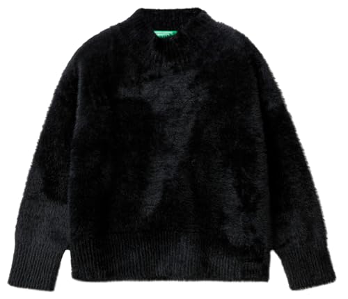 United Colors of Benetton Mädchen und Mädchen Rollkragenpullover M/L 19bac200i Pullover, Schwarz, 150 cm United Colors of Benetton Mädchen und Mädchen Rollkragenpullover M/L 19bac200i Pullover, Schwarz, 150 cm von United Colors of Benetton
