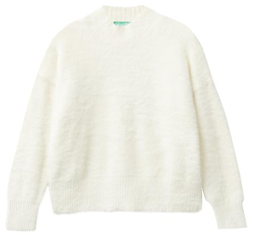 United Colors of Benetton Mädchen und Mädchen Rollkragenpullover M/L 19bac200i Pullover, Weiß, 140 cm United Colors of Benetton Mädchen und Mädchen Rollkragenpullover M/L 19bac200i Pullover, Weiß, 140 cm von United Colors of Benetton
