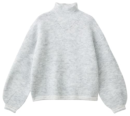 United Colors of Benetton Mädchen und Mädchen Trikot Rollkragen M/L 1ewbc200l Pullover, grau, 170 cm United Colors of Benetton Mädchen und Mädchen Trikot Rollkragen M/L 1ewbc200l Pullover, grau, 170 cm von United Colors of Benetton