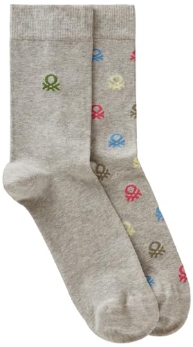 United Colors of Benetton Unisex 2 Paar 6ao32702b Socken, Grau 904, L von United Colors of Benetton