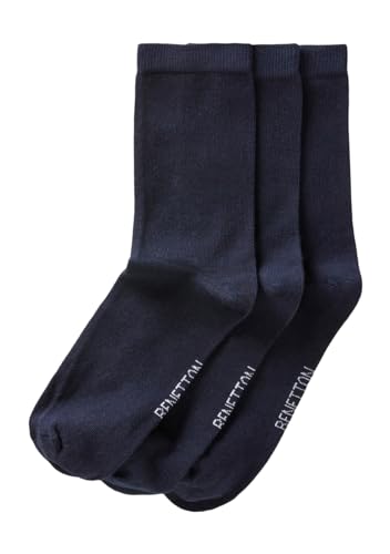 United Colors of Benetton Unisex 3 Paar 6grd2701m Socken, Blau 901, L von United Colors of Benetton