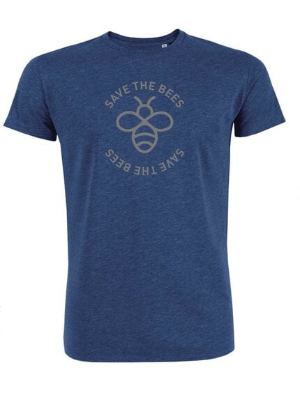 University of Soul Herren T-Shirt aus Bio-Baumwolle "Save the bees" von University of Soul