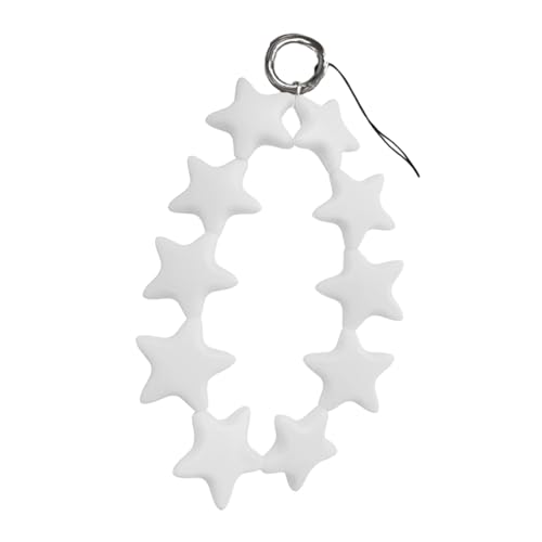 Uqezagpa Bunter Silikon-Stern-Charm, verspielter Silikon-Stern, Schlüsselanhänger für Kinderzimmer und Arbeitszimmer, SizeApprox.32x4cm/12.6x1.57inches, Silikon Uqezagpa Bunter Silikon-Stern-Charm, verspielter Silikon-Stern, Schlüsselanhänger für Kinderzimmer und Arbeitszimmer, SizeApprox.32x4cm/12.6x1.57inches, Silikon von Uqezagpa