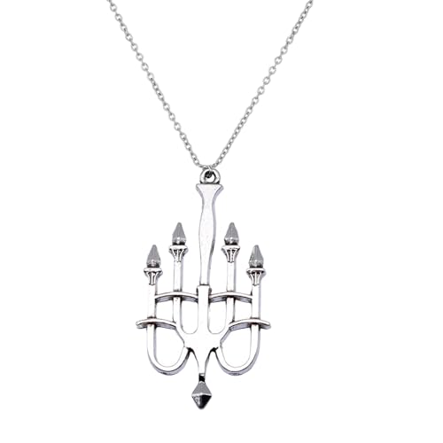 Uqezagpa Chanukkah-Menora-Ohrringe, Legierung, Kerzenhalter, Halskette, Hexagramme, Glaubensschmuck für Frauen, 3.12x2.34in, Metall, Beryll Uqezagpa Chanukkah-Menora-Ohrringe, Legierung, Kerzenhalter, Halskette, Hexagramme, Glaubensschmuck für Frauen, 3.12x2.34in, Metall, Beryll von Uqezagpa