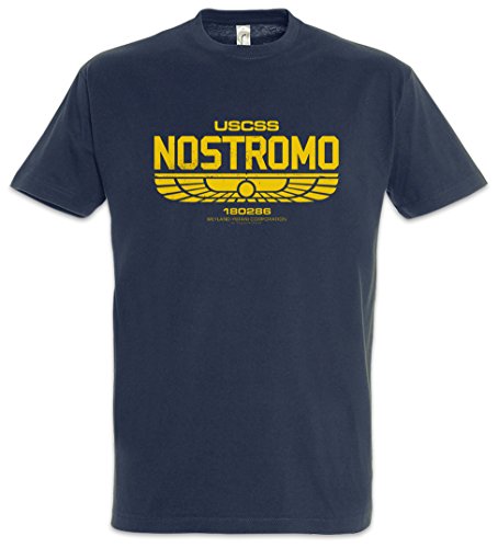 Urban Backwoods USCSS Nostromo IV Herren T-Shirt Blau Größe 4XL von Urban Backwoods