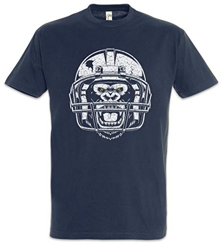 Urban Backwoods American Football Gorilla Herren T-Shirt Blau Größe 5XL von Urban Backwoods