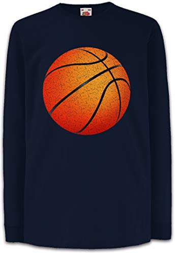 Urban Backwoods Basketball I Kinder Kids Mädchen Jungen Langarm T-Shirt Blau Größe 12 Jahre von Urban Backwoods