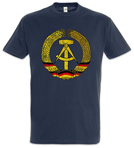 Urban Backwoods DDR Symbol Herren T-Shirt Blau Größe 4XL von Urban Backwoods