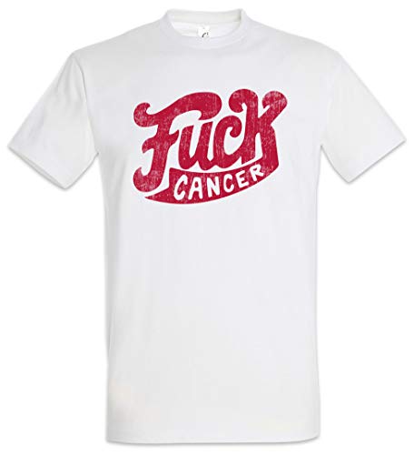 Urban Backwoods Fuck Cancer Herren T-Shirt Weiß Größe XL von Urban Backwoods