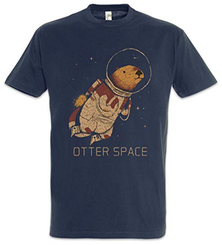 Urban Backwoods Otter Space Herren T-Shirt Blau Größe 4XL von Urban Backwoods