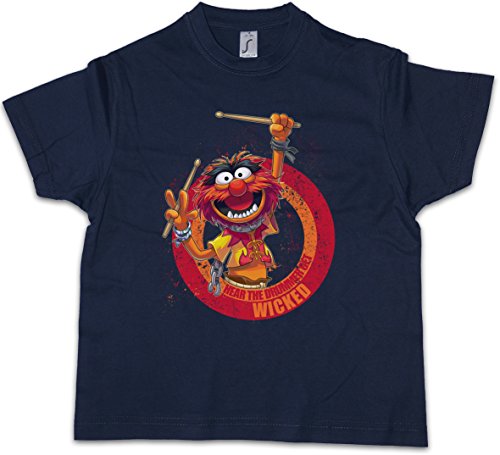 Urban Backwoods Wicked Drummer Jungen Kinder Kids T-Shirt Blau Größe 12 Jahre von Urban Backwoods