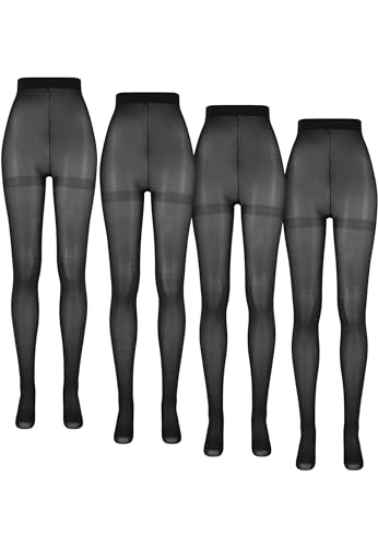 Urban Classics Damen TB4881-50 Denier Tights 4-Pack Hose, Black, L/XL von Urban Classics