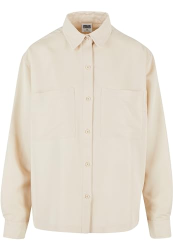 Urban Classics Damen TB6071-Ladies Oversized Twill Shirt Hemd, Sand, XXL von Urban Classics