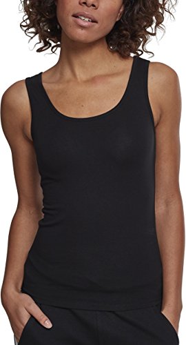 Urban Classics Damen TB1907-Ladies 2-Pack Basic Stretch Top, Black, S von Urban Classics