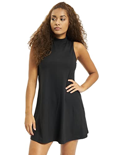 Urban Classics Damen Ladies A-Line Turtleneck Dress Kleid, Black, XXL von Urban Classics