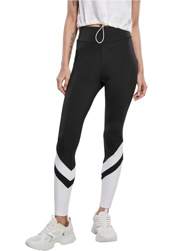 Urban Classics Damen TB3635-Ladies Arrow High Waist Leggings, Black/White, XXL Urban Classics Damen TB3635-Ladies Arrow High Waist Leggings, Black/White, XXL von Urban Classics