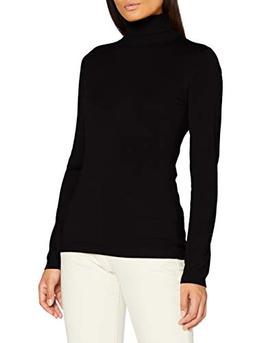Urban Classics Damen TB3781-Ladies Basic Turtleneck Sweater Sweatshirts, Black, XS von Urban Classics