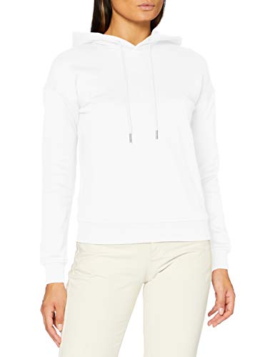 Urban Classics Damen Ladies Organic Hoody Hooded Sweatshirt, White, M von Urban Classics