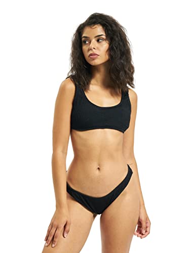 Urban Classics Damen TB3467-Ladies Tanktop Crinkle Bikini-Set, Black, L von Urban Classics