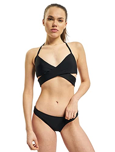 Urban Classics Damen Ladies Bikini-Set, Schwarz (Black 7), 38 (Herstellergröße: M) von Urban Classics