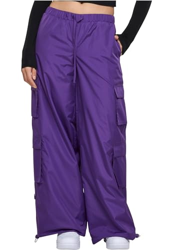 Urban Classics Damen TB6100-Ladies Ripstop Double Cargo Pants Hose, realviolet, M von Urban Classics