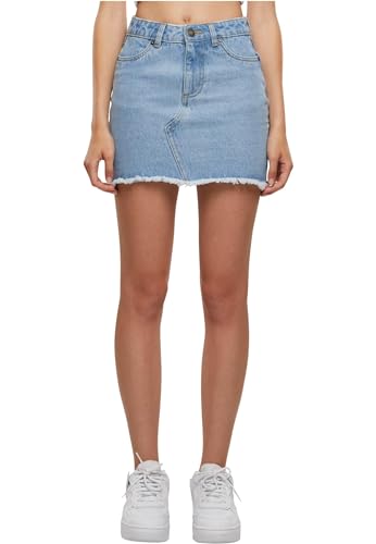 Urban Classics Damen TB6833-Ladies Heavy Mini Denim Skirt Rock, New Light Blue Washed, 28 Urban Classics Damen TB6833-Ladies Heavy Mini Denim Skirt Rock, New Light Blue Washed, 28 von Urban Classics